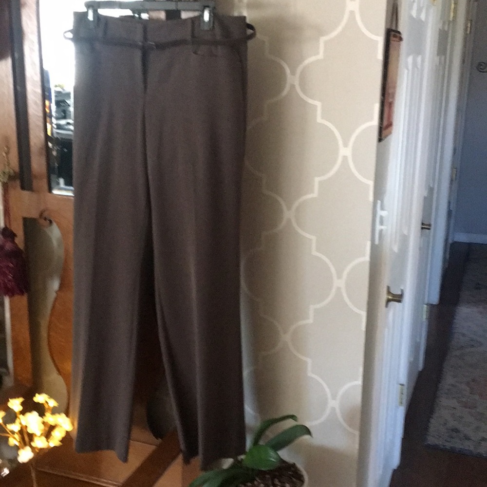 Brown dress slacks